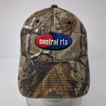 Central RTO Strapback Hat Camouflage OS Adjustable Embroidered Port Authority