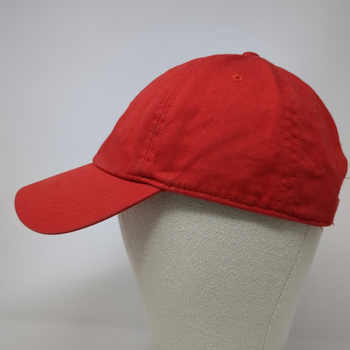 Nike Baseball Cap Red M Slideback Adjustable Cotton Hat Embroidered Swoosh Logo