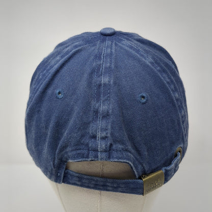Port & Company Slideback Hat Blue One Size Adjustable Embroidered