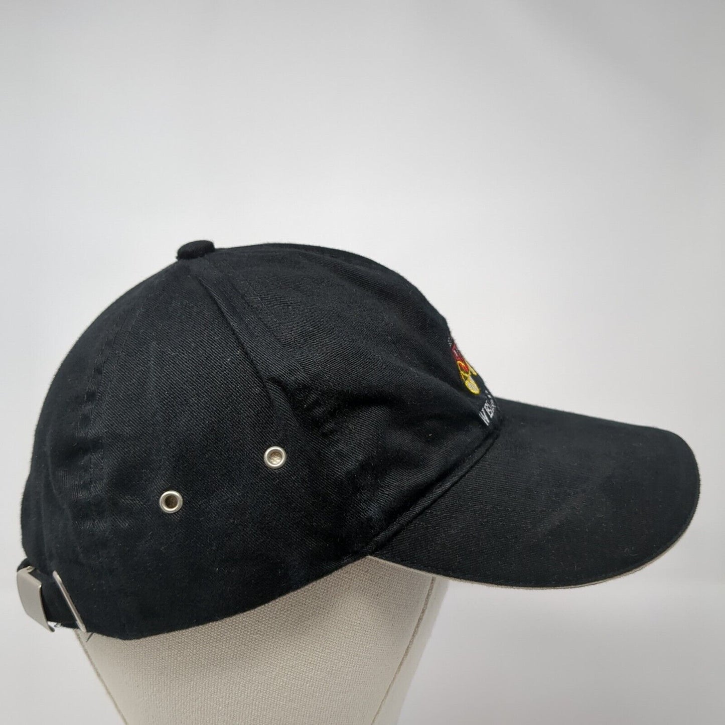 Wells Fargo Slideback Hat Black One Size Solid Adjustable Embroidered