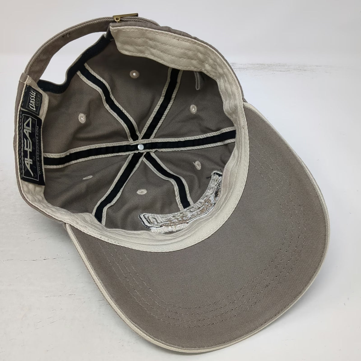 Ahead Baseball Cap Brown OSFM Bogus Basin Boise Idaho Skiing Fuel For Soul Hat