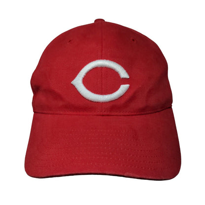 Cincinnati Reds Strapback Hat Red OSFA Embroidered Fox Sports Net Logo MLB