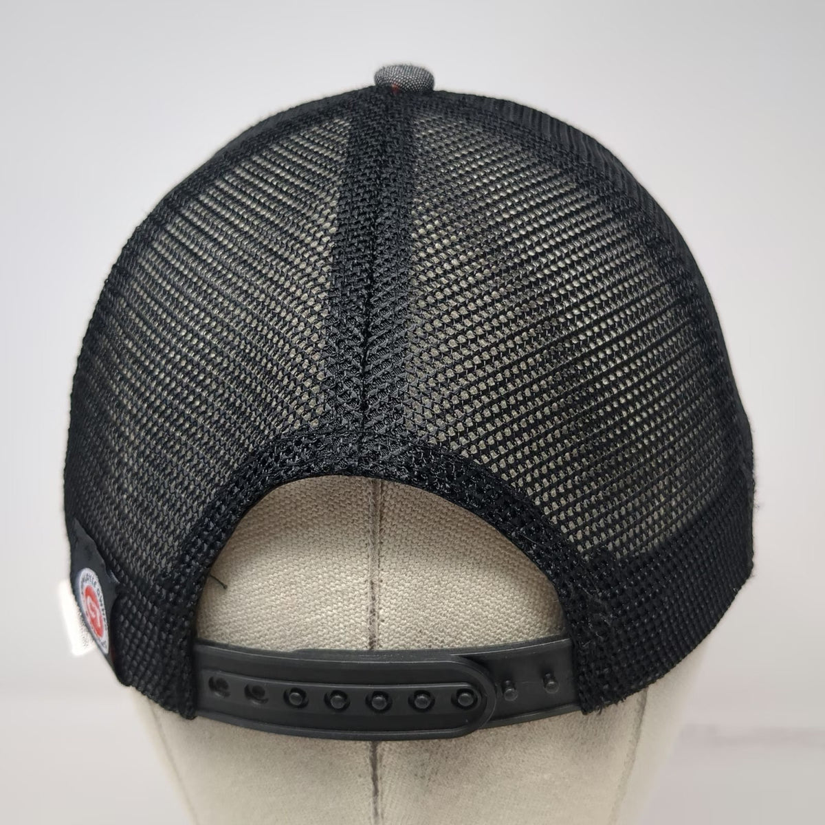Commercial Tire Trucker Hat Black One Size Cooper Tires Mesh Snapback Blue Trim