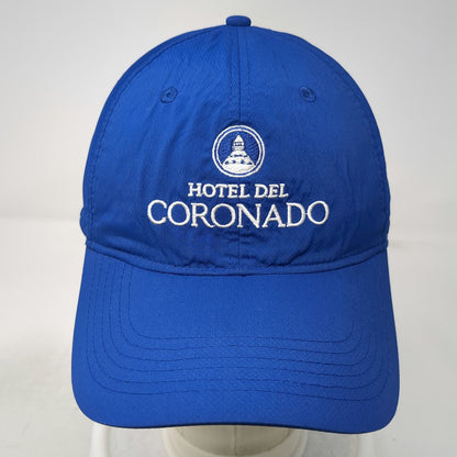 ahead Baseball Cap Blue One Size Hotel Del Coronado EST 1888 Strapback Hat Beach