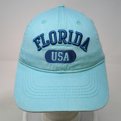 American Crown Baseball Cap Blue One Size Florida USA Strapback Embroidered Hat