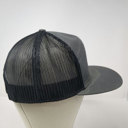 Richardson Trucker Hat Gray One Size Mesh Snapback Flat Brim Arborwear Logo