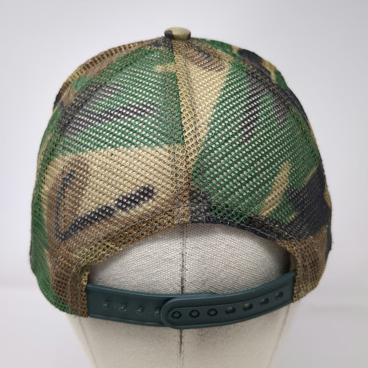 Toyota Trucker Hat Green Camo One Size Mesh Snapback Tundra Pickup Logo Patch