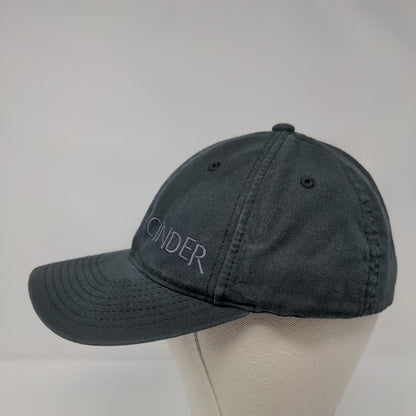 Cinder Fitted Hat Black L/XL Flex Fit Embroidered 6 Panel Port Authority