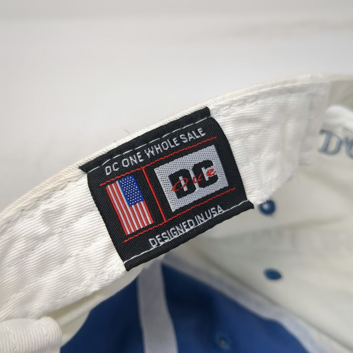 DC One Wholesale Baseball Cap Blue White One Size Washington DC USA Flag Hat