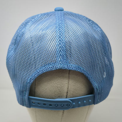 Trucker Hat Blue One Size Myrtle Beach Sailboat Snapback Mesh Foam Front Hat