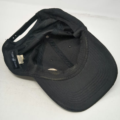 Taco Bell Snapback Black One Size Mesh Back Embroidered Logo Performance Hat