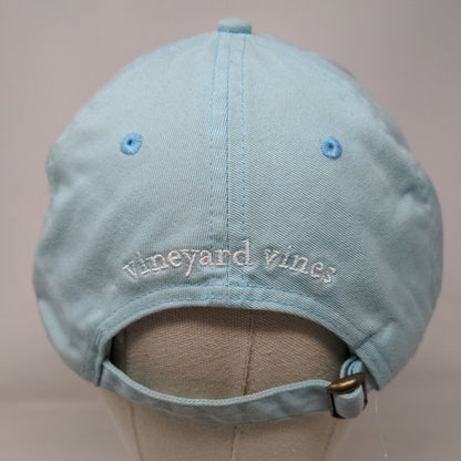 Vineyard Vines Slideback Hat Blue One Size Adjustable Embroidered 6 Panel Cotton