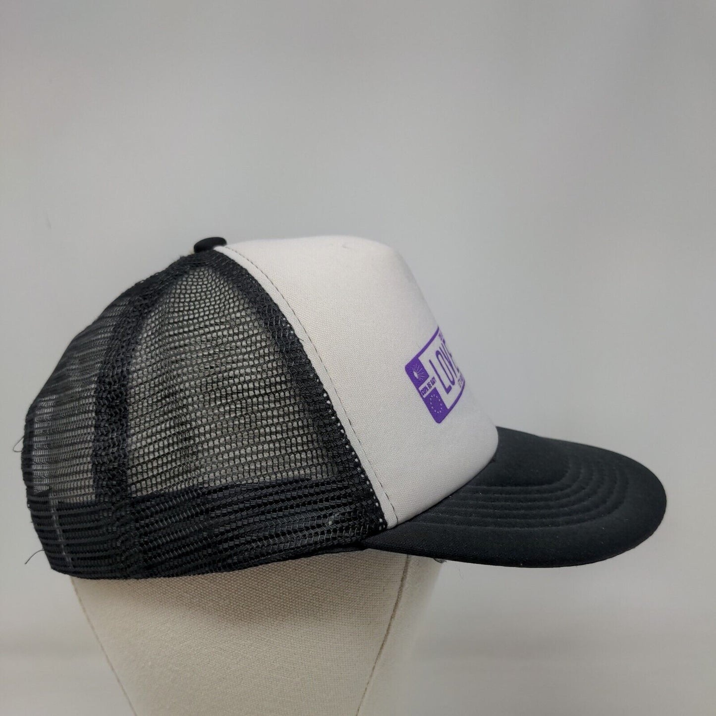 Love Wins Snapback Mesh Back Trucker Hat Black OSFA Copa De Katy 2018