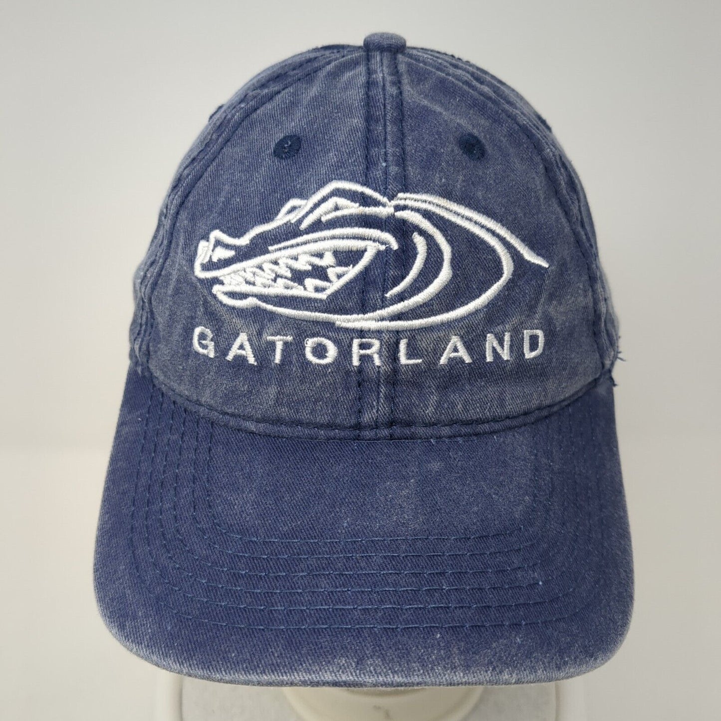 Gatorland Slideback Hat Blue One Size Adjustable Embroidered 6 Panel