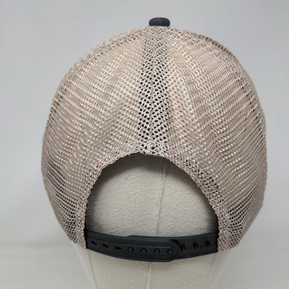 Virginia USA Snapback Mesh Back Trucker Hat Gray One Size Colorblock