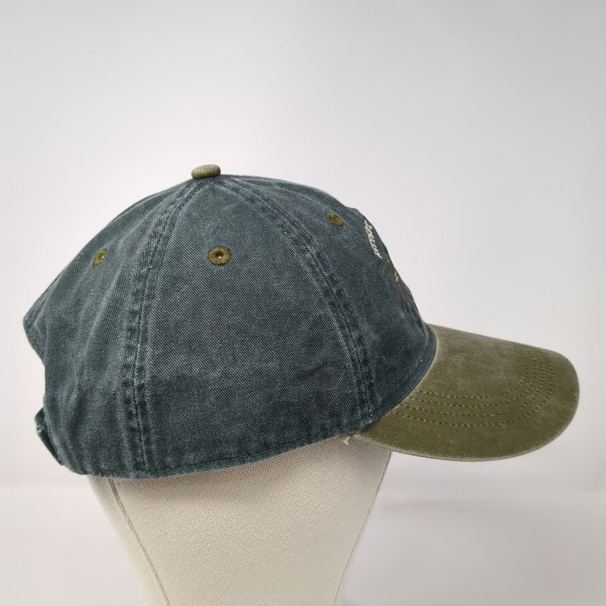 Ouray Baseball Cap Green Blue One Size Kittery Trading Post Maine Strapback hat