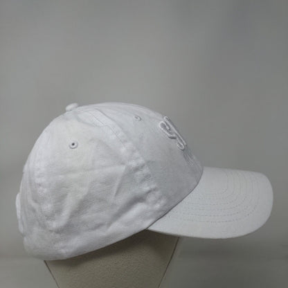 Spy Museum Slideback Hat White One Size Adjustable Embroidered 6 Panel