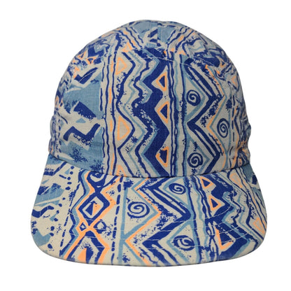 Unbranded Fitted 5 Panel Hat Multicolor OSFA Tribal Geometric Outdoor