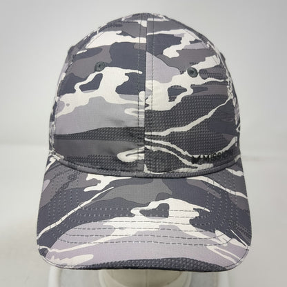 Mission Gray Camo One Size Baseball Cap Hat Strapback Tiger Stripe Cooling