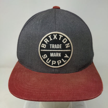Brixton Supply Patch Snapback Hat Multi One Size Colorblock 6 Panel