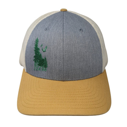 Idaho Snapback Trucker Hat Multicolor Large Adjustable Mesh Back Richardson