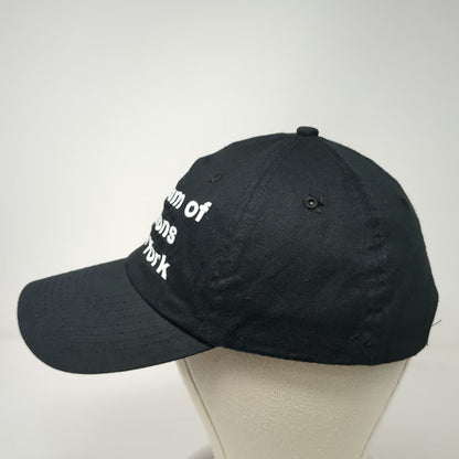 Prime Museum of Illusions New York Hat Baseball Cap Black One Size Strapback