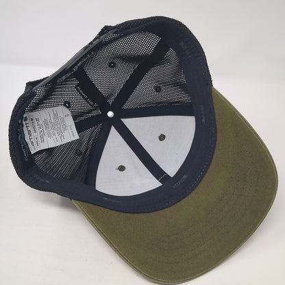 Carhartt Snapback Trucker Hat Green One Size Mesh Back Colorblock