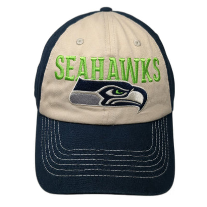 Seattle Seahawks NFL Team Apparel Blue One Size Cap Strapback Embroidered Hat