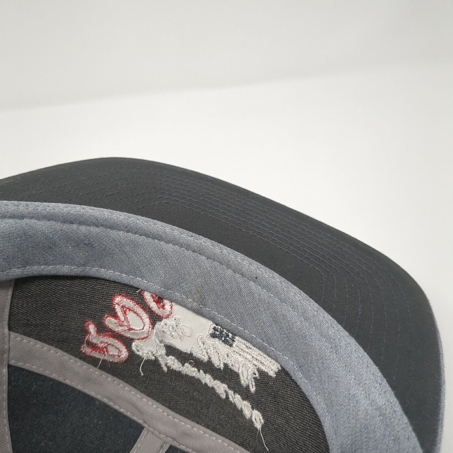 Performance Drywall Inc Slideback Hat Gray OS Adjustable Patriotic Richardson