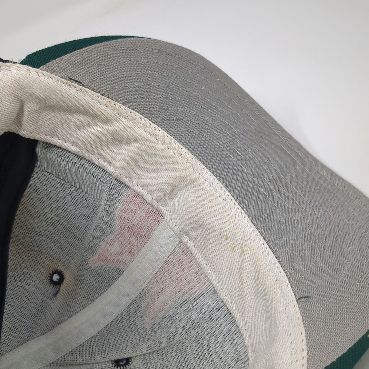 Pro-Line Snapback Blue Green One Size Wildcat Mascot Hat Made in USA Two-Tone