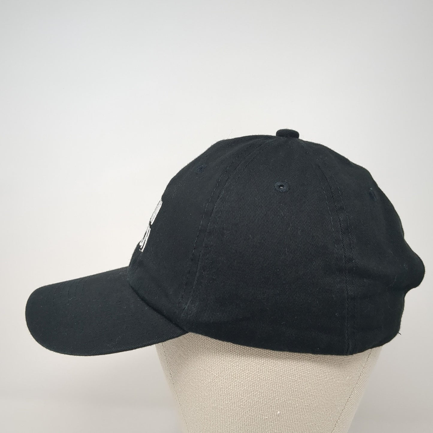 Austin French Slideback Hat Black One Size Adjustable Embroidered