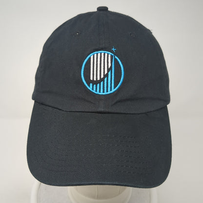 Life Surge Logo Slideback Hat Black One Size Embroidered Adjustable Hit
