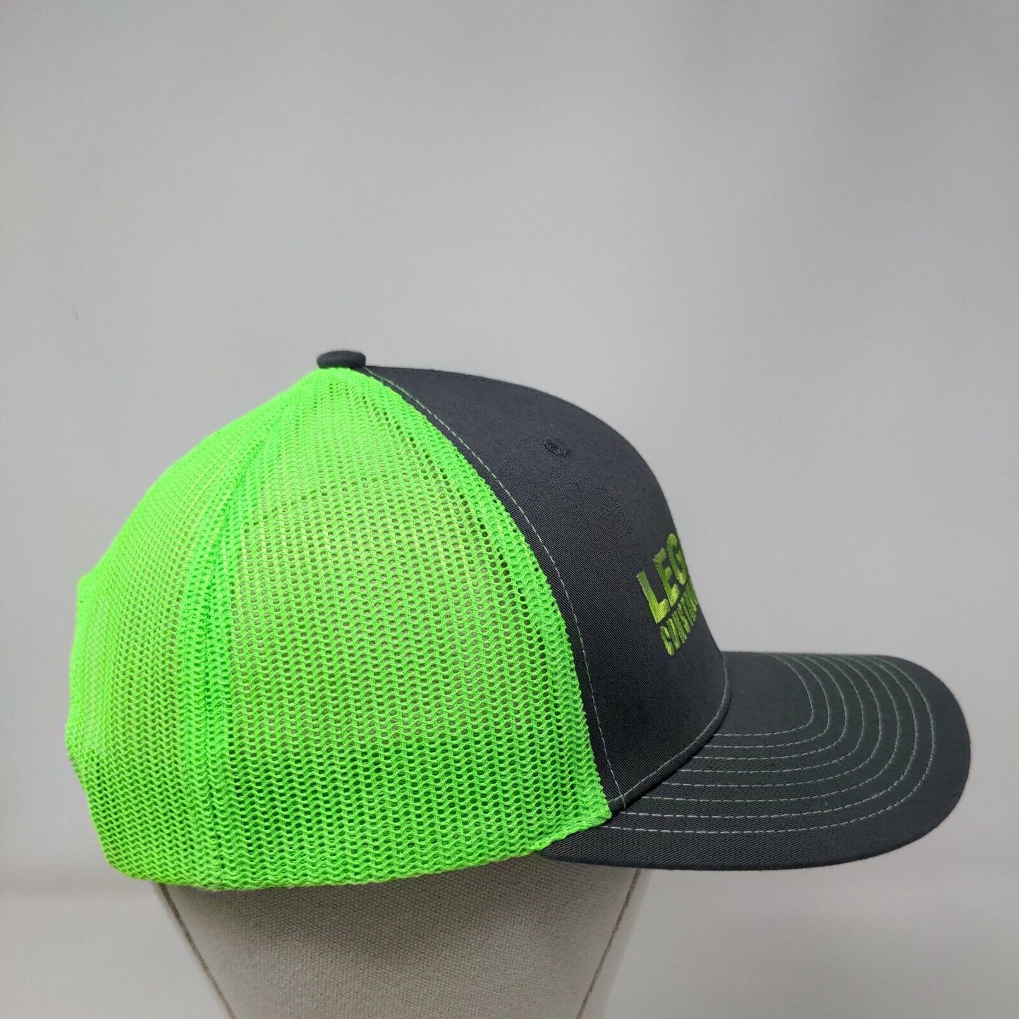 Legit Construction Snapback Trucker Hat Multicolor One Size Mesh Back