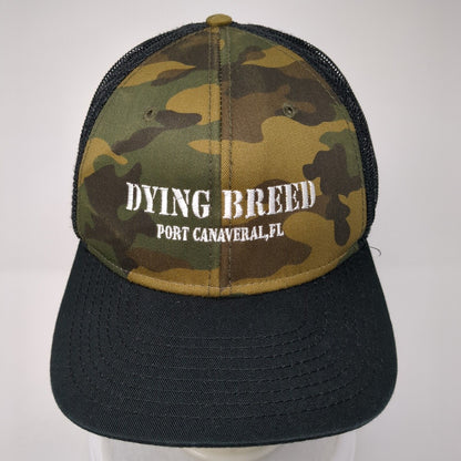 Dying Breed Snapback Trucker Hat Multi One Size Mesh Back Camouflage