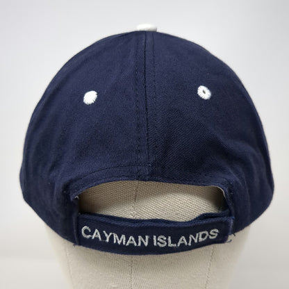 Hard Rock Cafe Baseball Cap Blue One Size Cayman Islands Cotton Strapback Hat