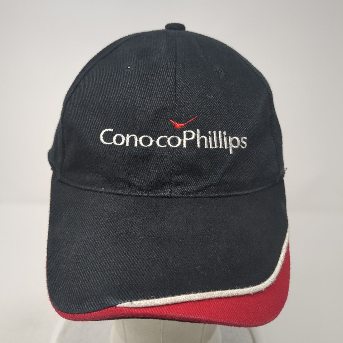 ConocoPhillips Strapback Hat Black One Size Embroidered Bullet Line