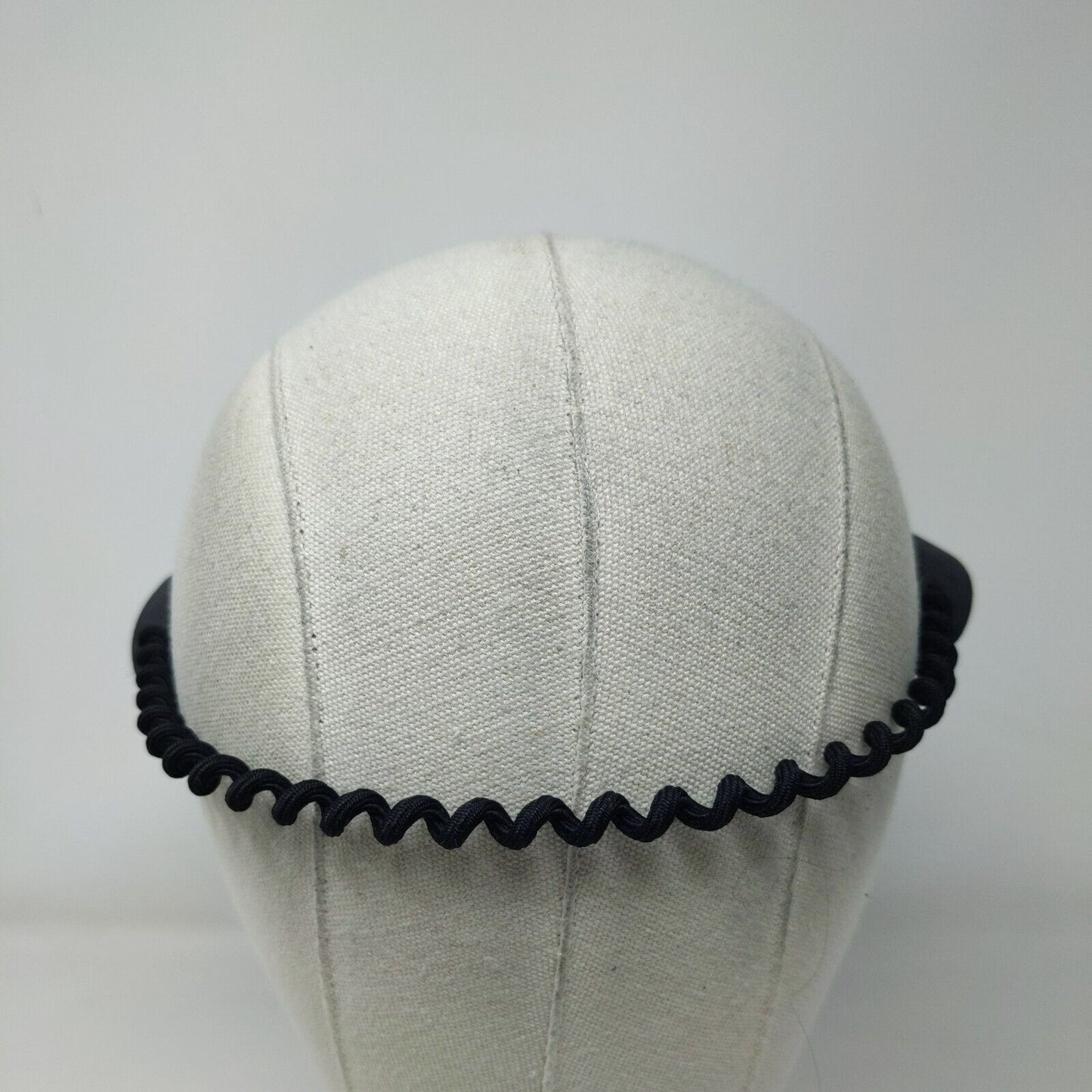 Unbranded Visor Hat Black One Size Telephone Wire Floral Underbrim