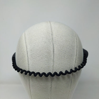 Unbranded Visor Hat Black One Size Telephone Wire Floral Underbrim