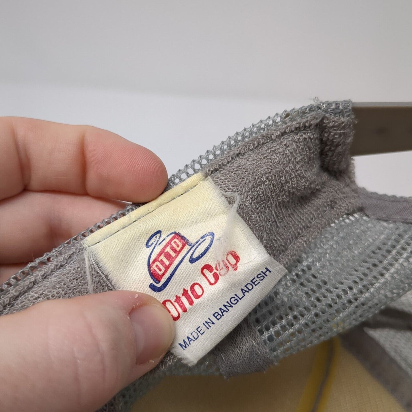 Vartan Snapback Mesh Back Rope Trucker Hat Gray One Size Solid Otto