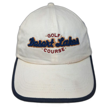 Ahead Baseball Cap White One Size New Mexico Desert Lakes Golf Strapback Hat
