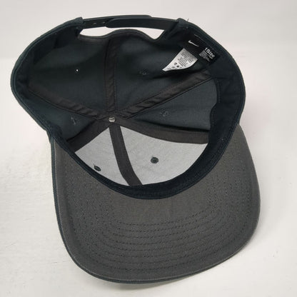 Nike Snapback Hat Gray One Size Baseball Home Plate Logo Swoosh Pro Sportswear