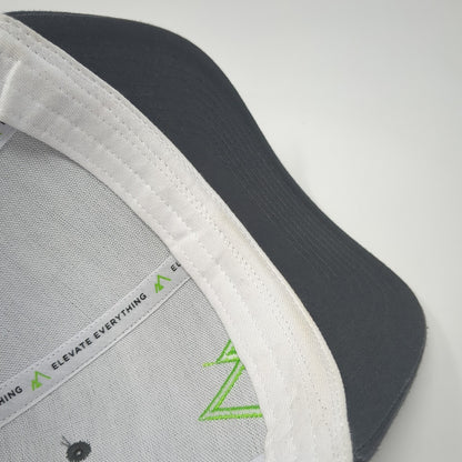 Empire Snapback Trucker Hat Gray One Size Adjustable Mesh Back Name Brand