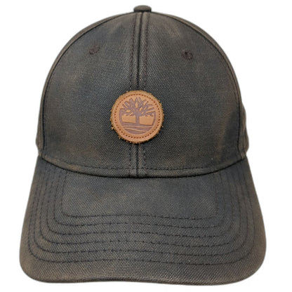 Timberland Baseball Cap Brown One Size Leather Patch Strapback Hat 10061