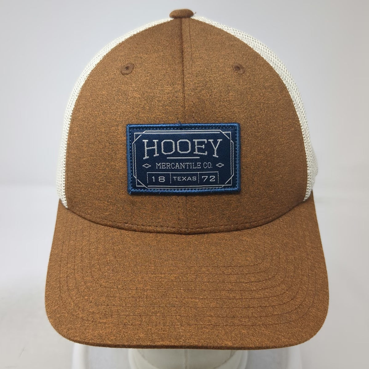 Hooey Trucker Hat Brown One Size Mesh Back Snapback Blue Underbrim Texas Hat