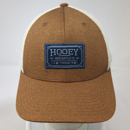 Hooey Trucker Hat Brown One Size Mesh Back Snapback Blue Underbrim Texas Hat
