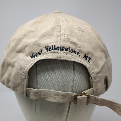 Alternative Baseball Cap Beige One Size Slippery Otter Pub West Yellowstone Hat