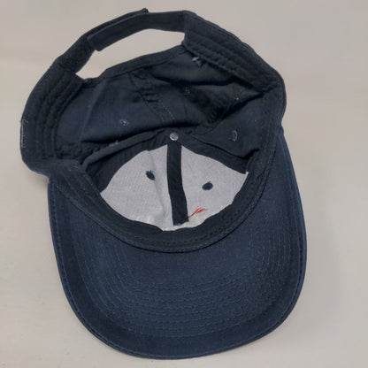 Aviagen Strapback Hat Blue One Size Adjustable Embroidered Cotton Chickens