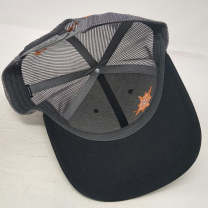Richardson Trucker Hat Black Gray One Size Sync Vans Logo Mesh Snapback