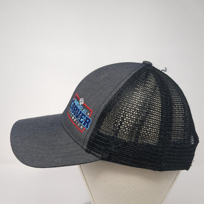 Conflict At Carver Champion Snapback Trucker Hat Gray One Size Mesh Back