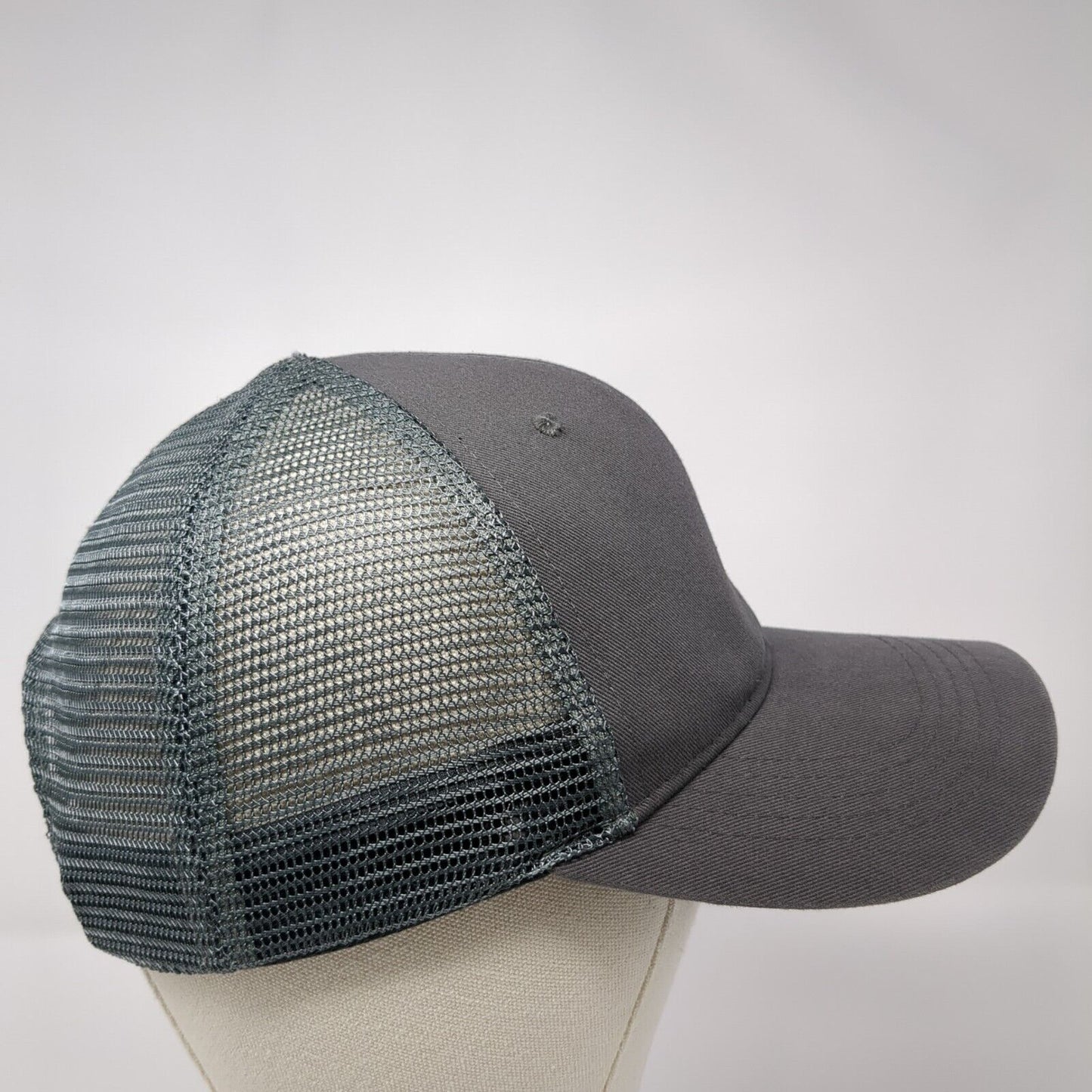 Hornady Snapback Trucker Hat Gray One Size Adjustable Embroidered Mesh Back